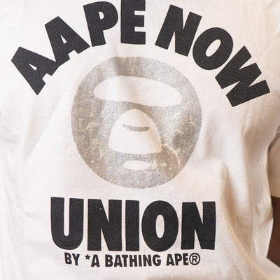 Bape Now Union White Tee