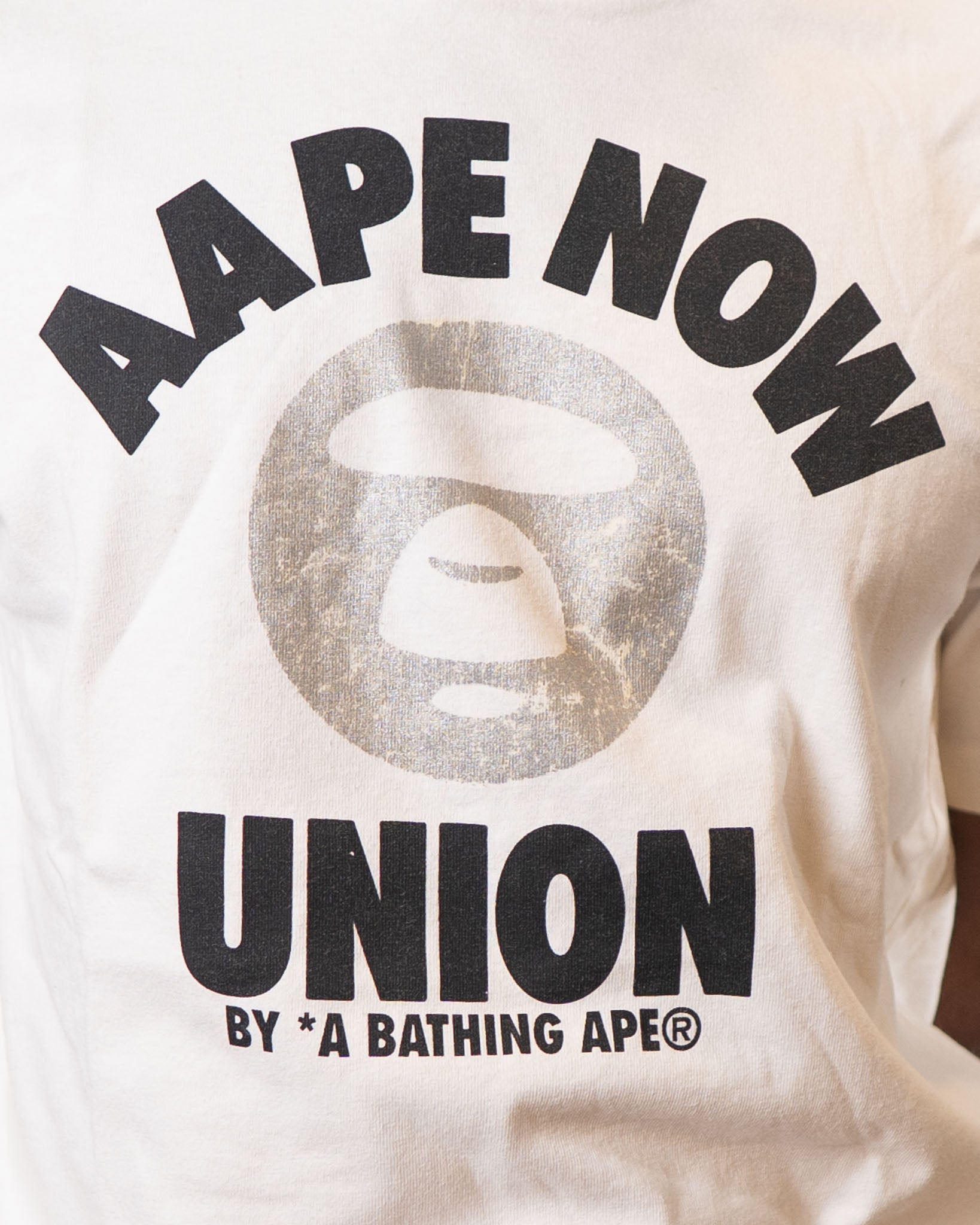 Bape Now Union White Tee