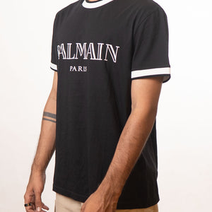 Balmain Navy Round Neck Tshirt