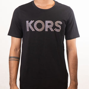 Michael Kors Black Round Neck T-Shirt