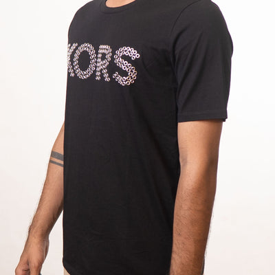 Michael Kors Black Round Neck T-Shirt