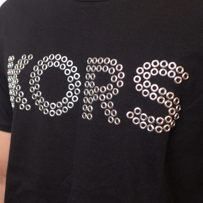 Michael Kors Black Round Neck T-Shirt