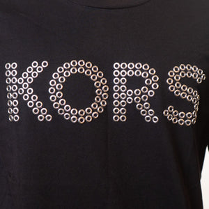 Michael Kors Black Round Neck T-Shirt