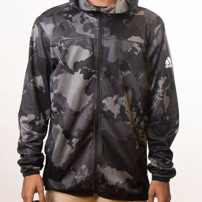 Adidas Con Camo camouflaged hoodie