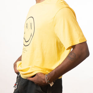 Armani Exchange yellow smiley tshirt