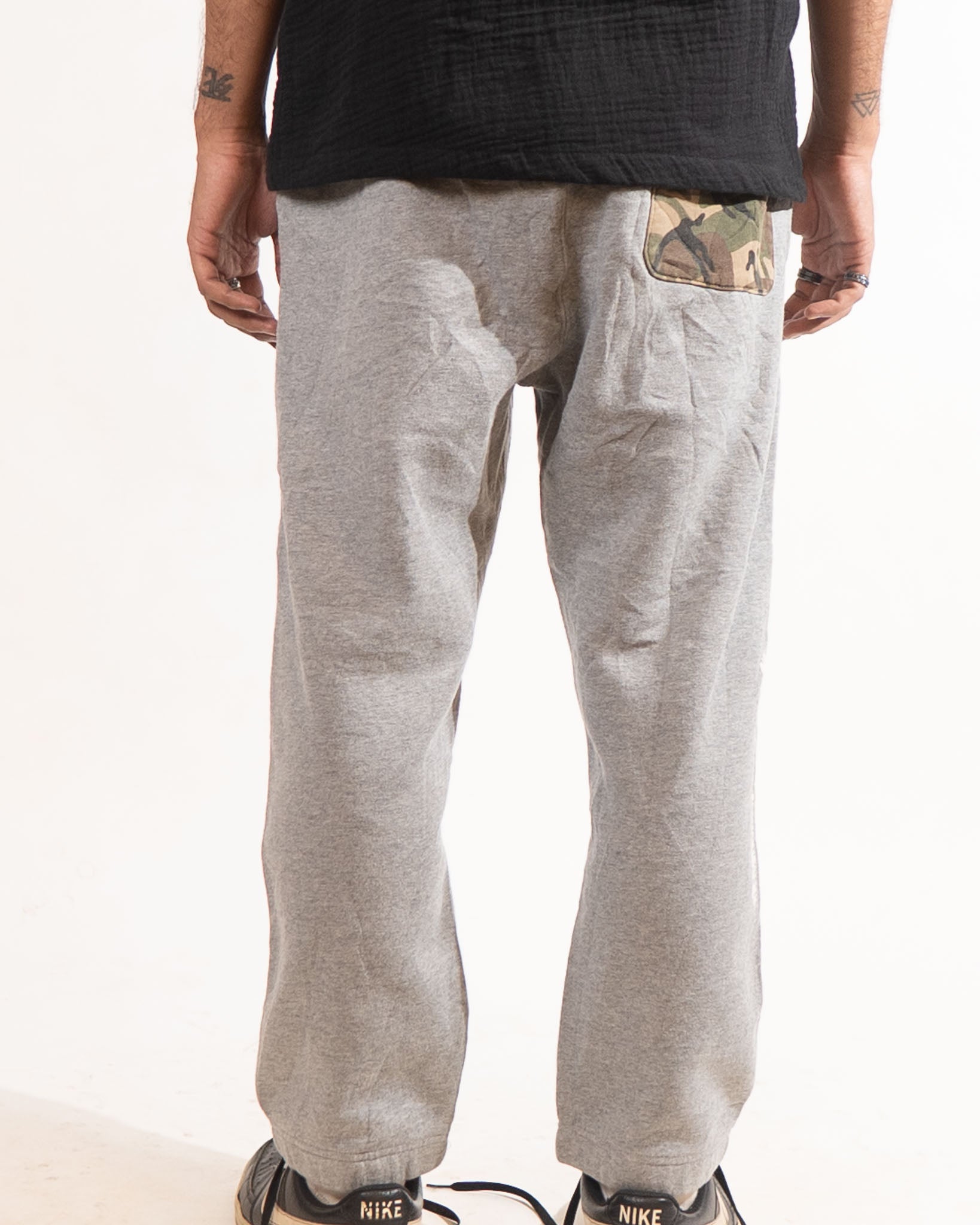Bape Grey Logo Sweatpants