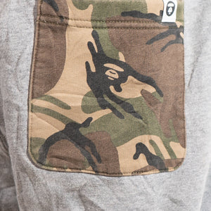 Bape Grey Logo Sweatpants