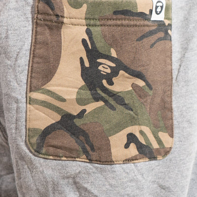 Bape Grey Logo Sweatpants