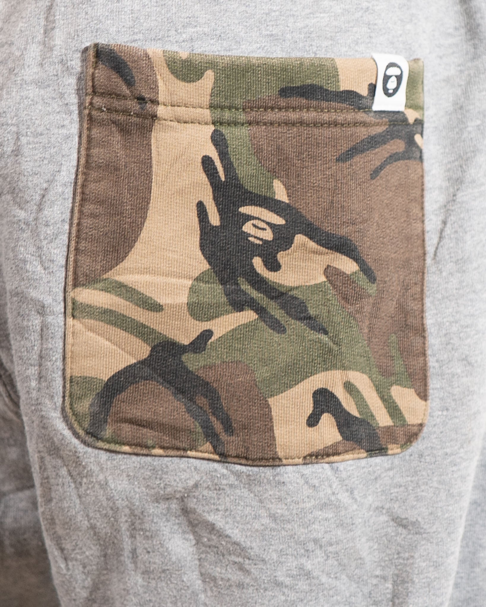 Bape Grey Logo Sweatpants