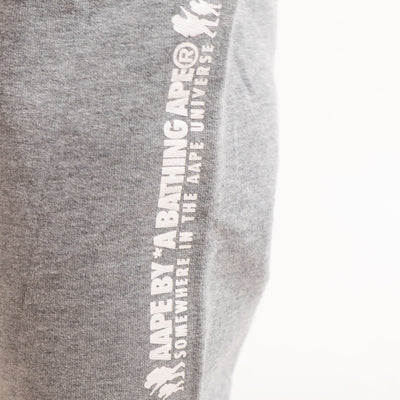 Bape Grey Logo Sweatpants