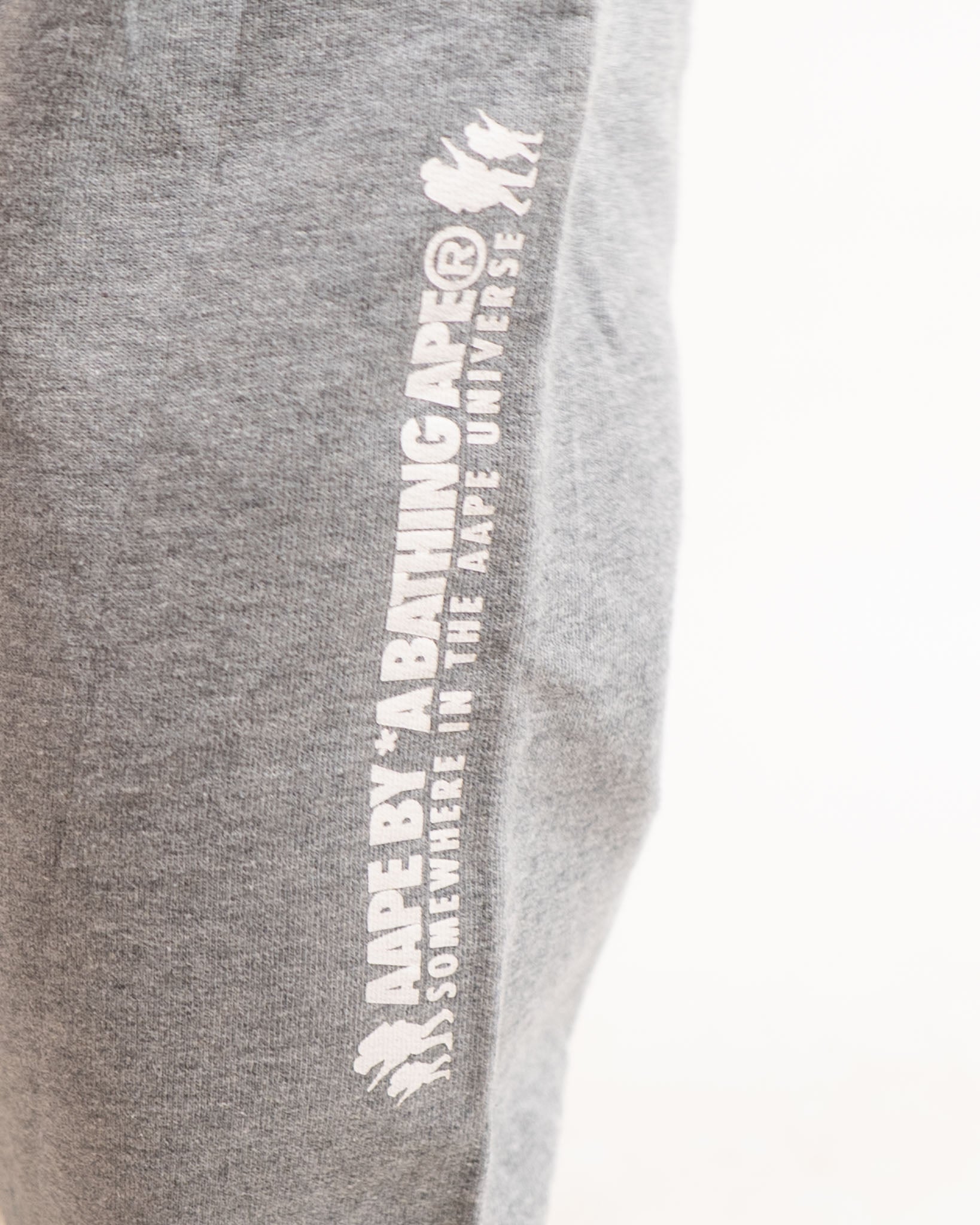 Bape Grey Logo Sweatpants