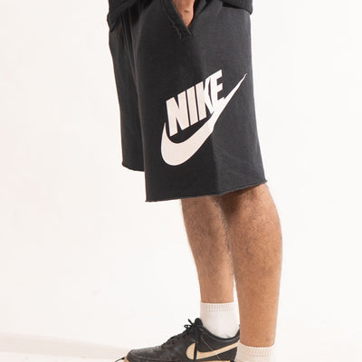 Nike Black logo printed shorts