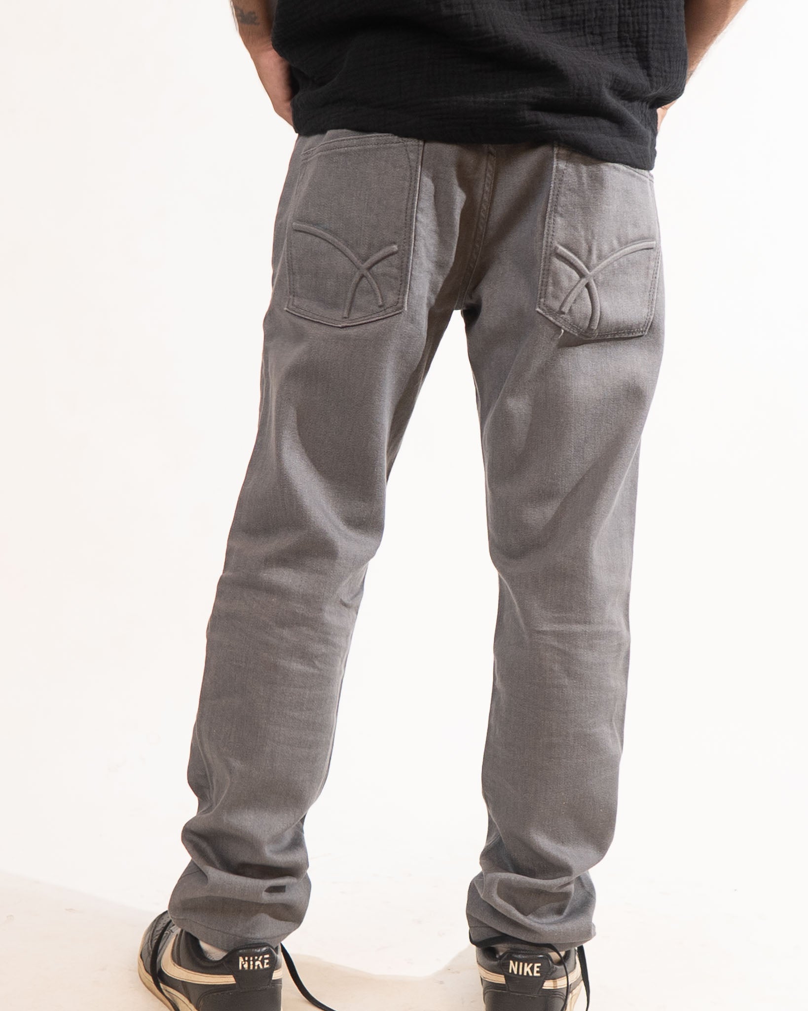 GAS  grey slim fit denim