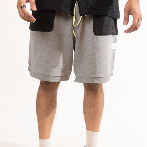 Puma grey utility shorts