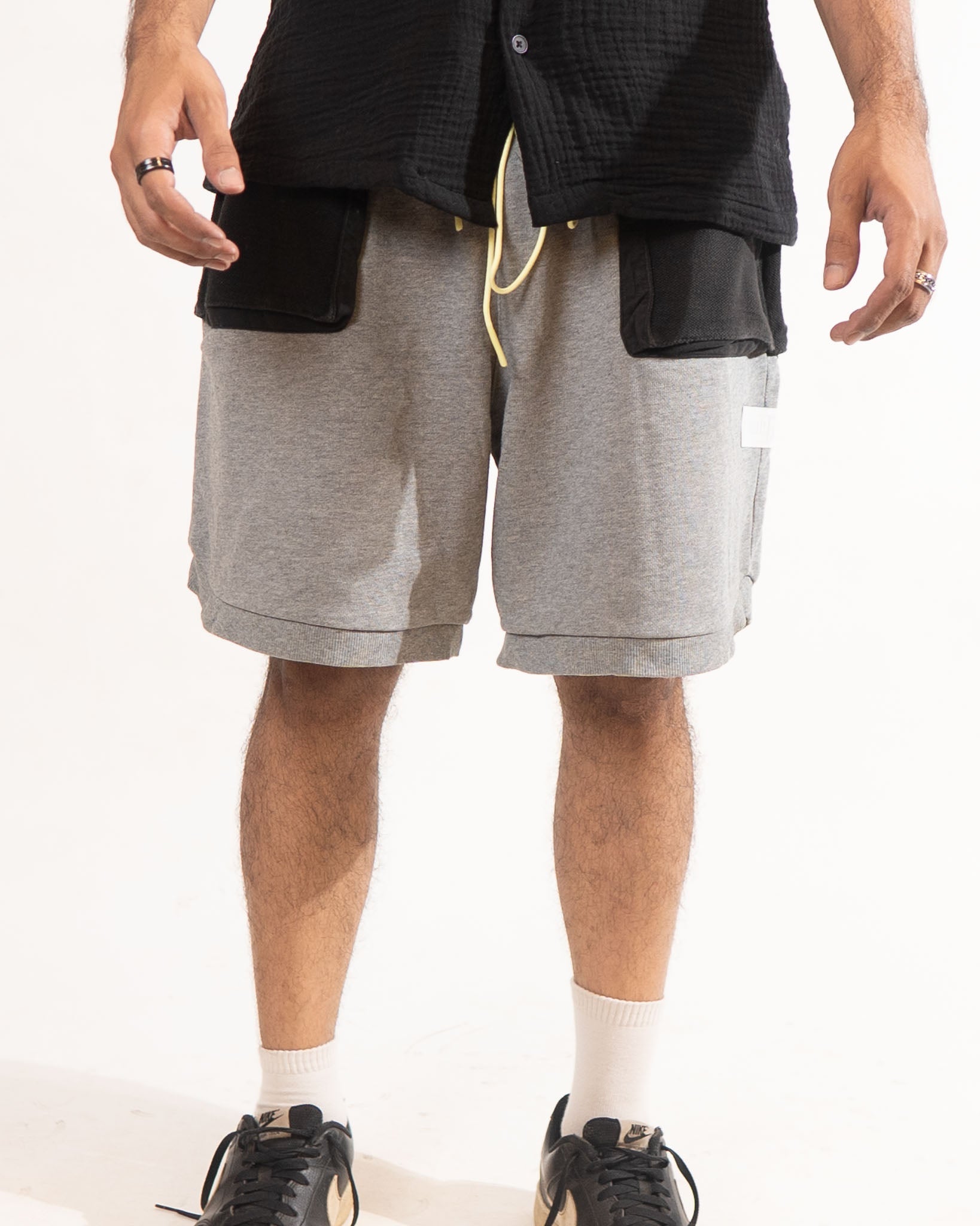 Puma grey utility shorts