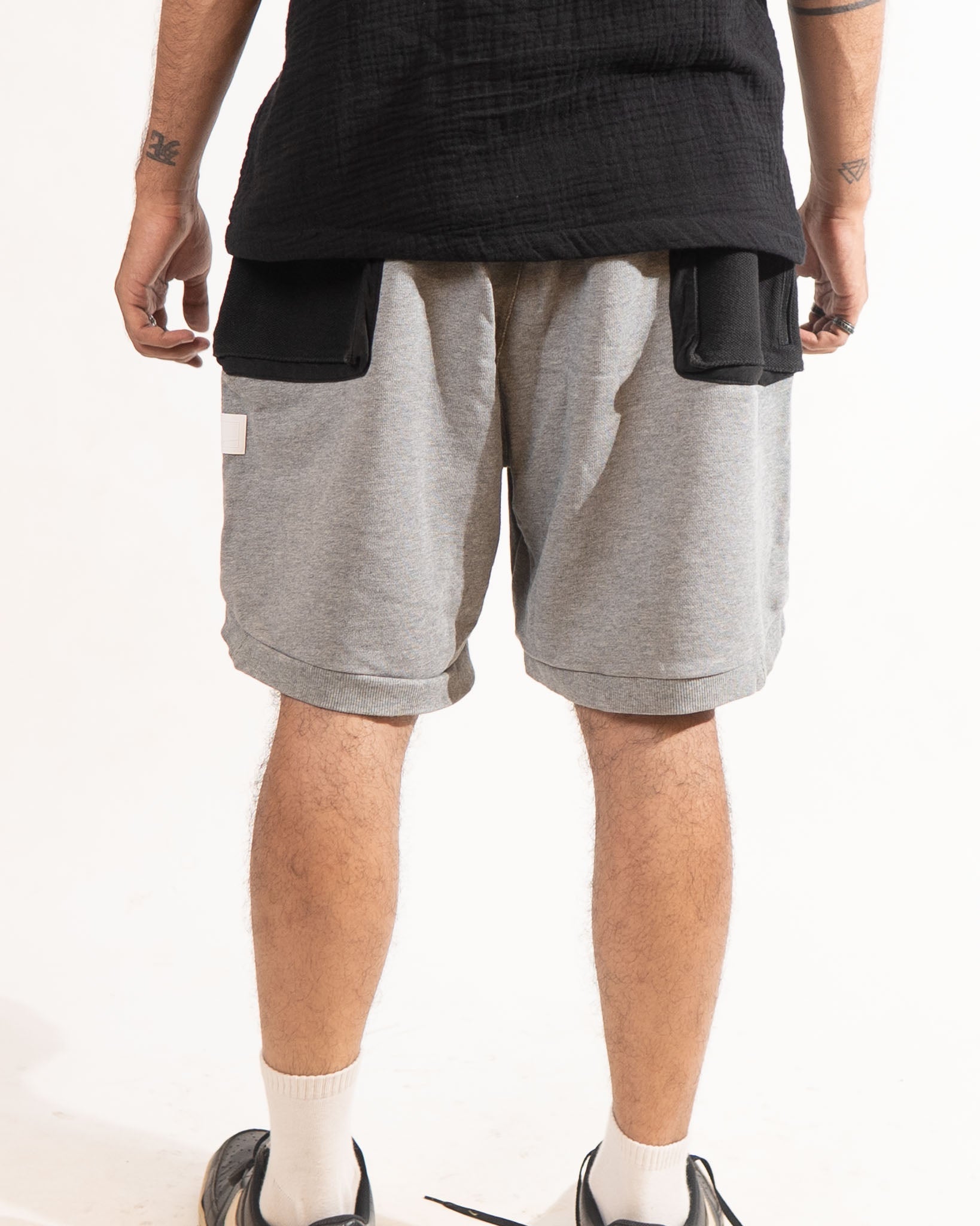 Puma grey utility shorts