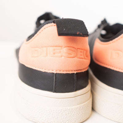 Diesel black clever sneakers