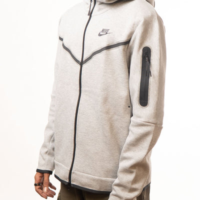 Nike Grey Windrunner Zipper Hoodie