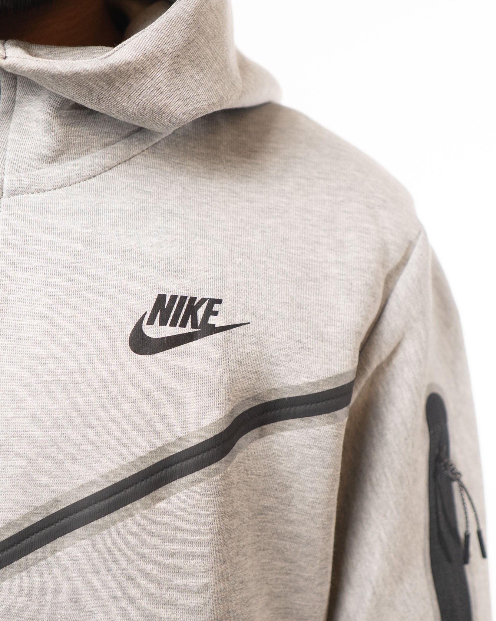 Nike Grey Windrunner Zipper Hoodie