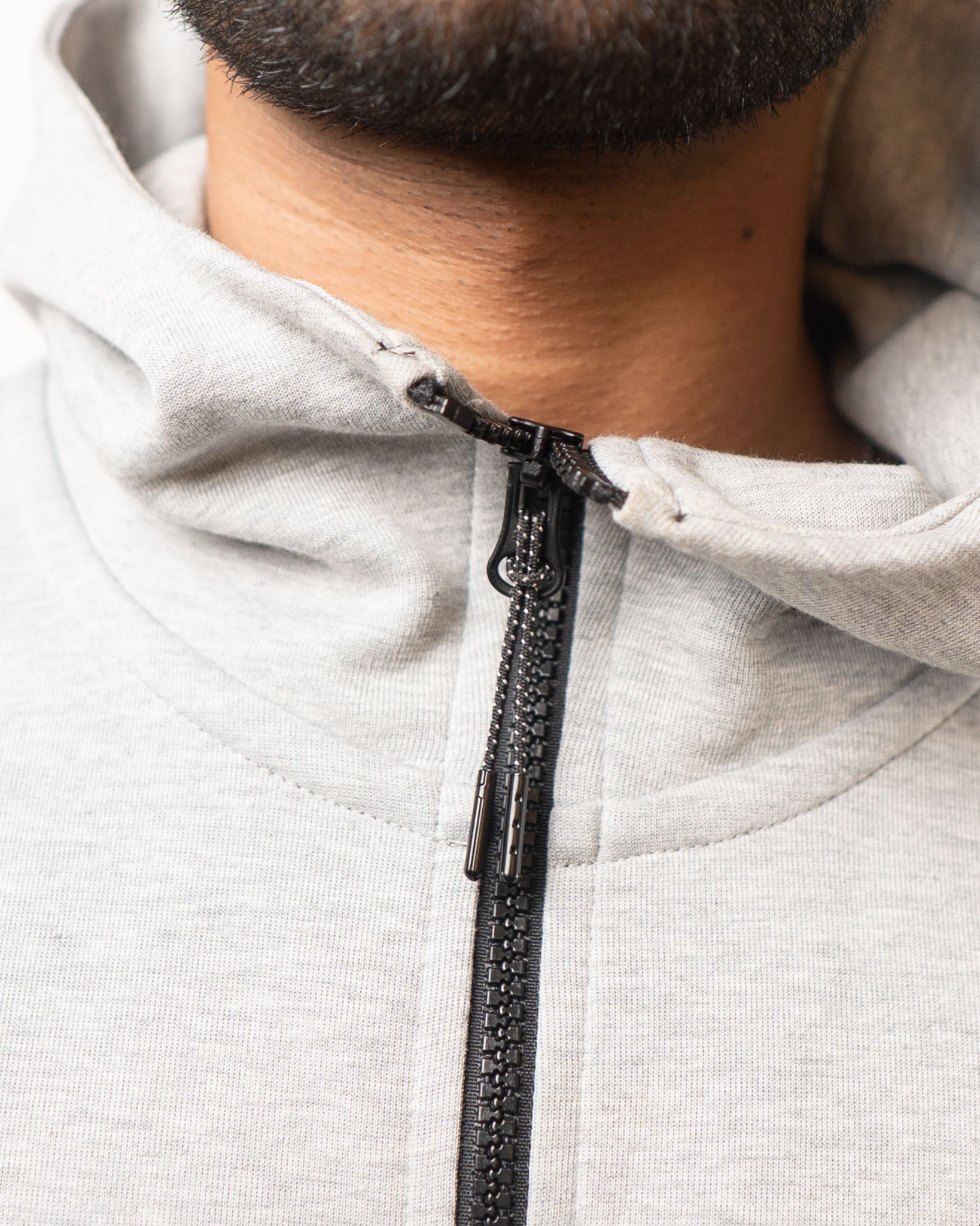 Nike Grey Windrunner Zipper Hoodie