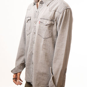 Levis Light Grey Denim Shirt