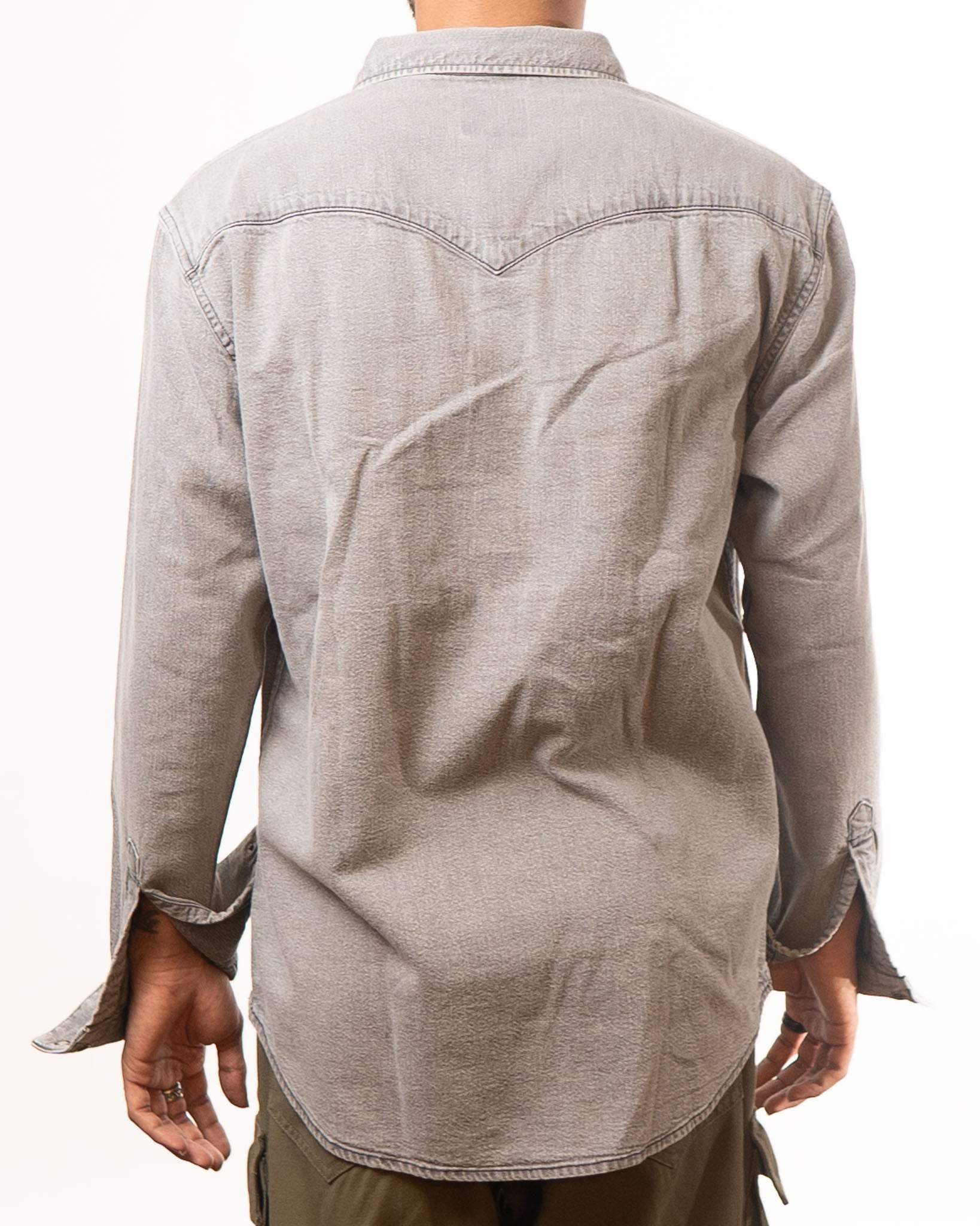 Levis Light Grey Denim Shirt