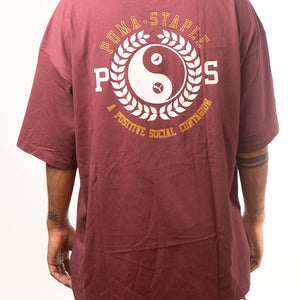 Puma X Staple Red Graphic Print Loose Fit Tshirt