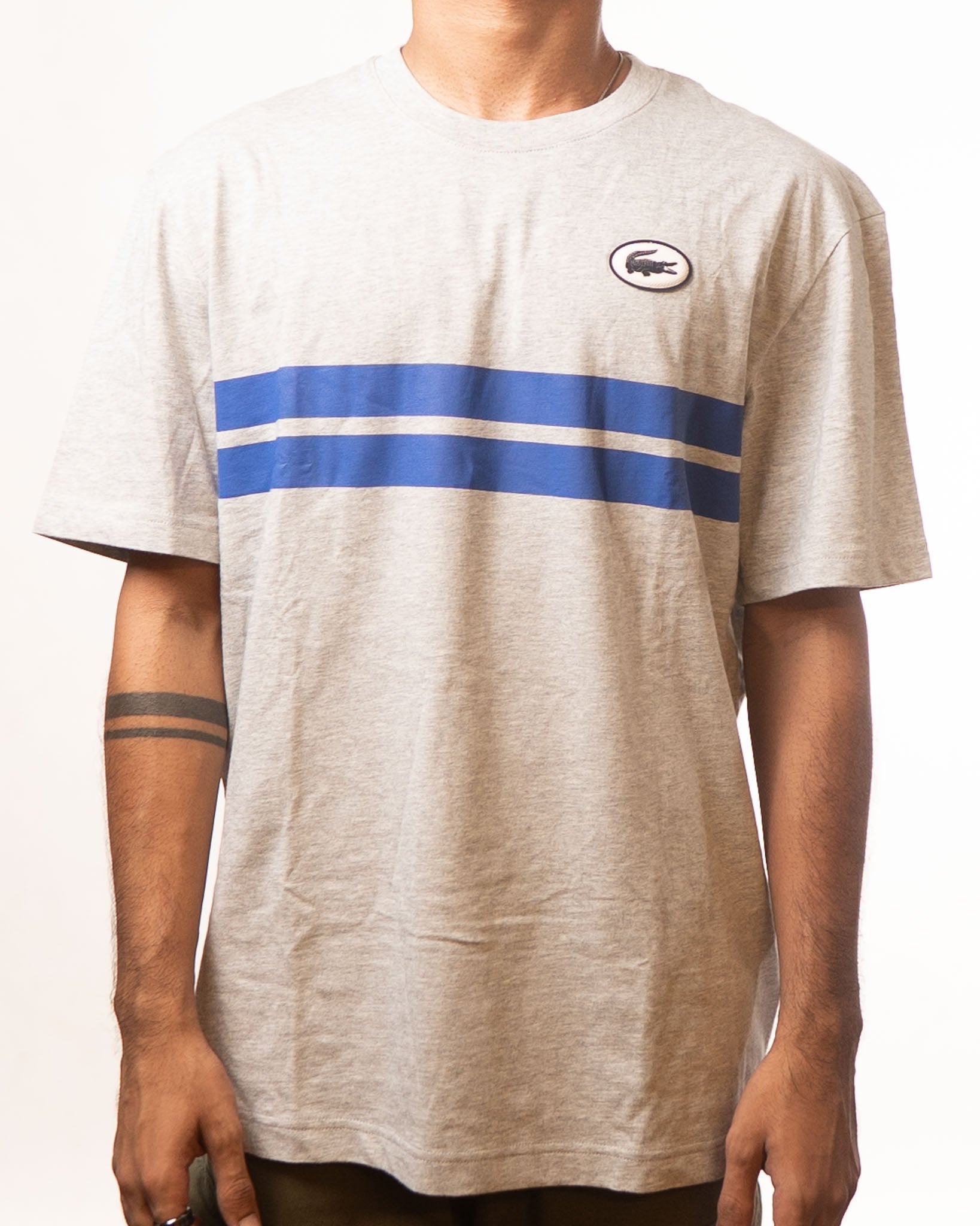 Lacoste Grey Crewneck Tshirt