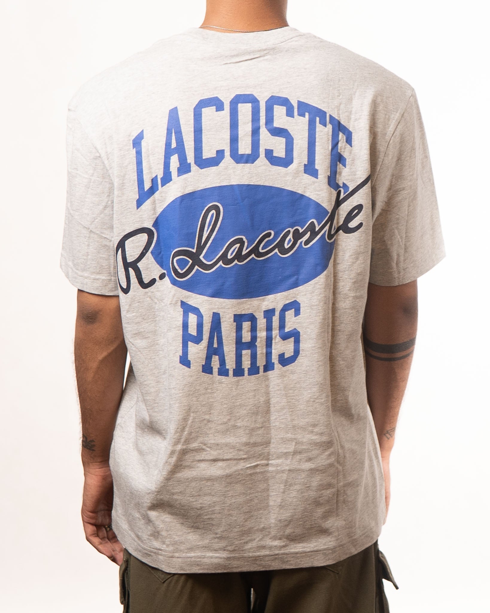 Lacoste Grey Crewneck Tshirt