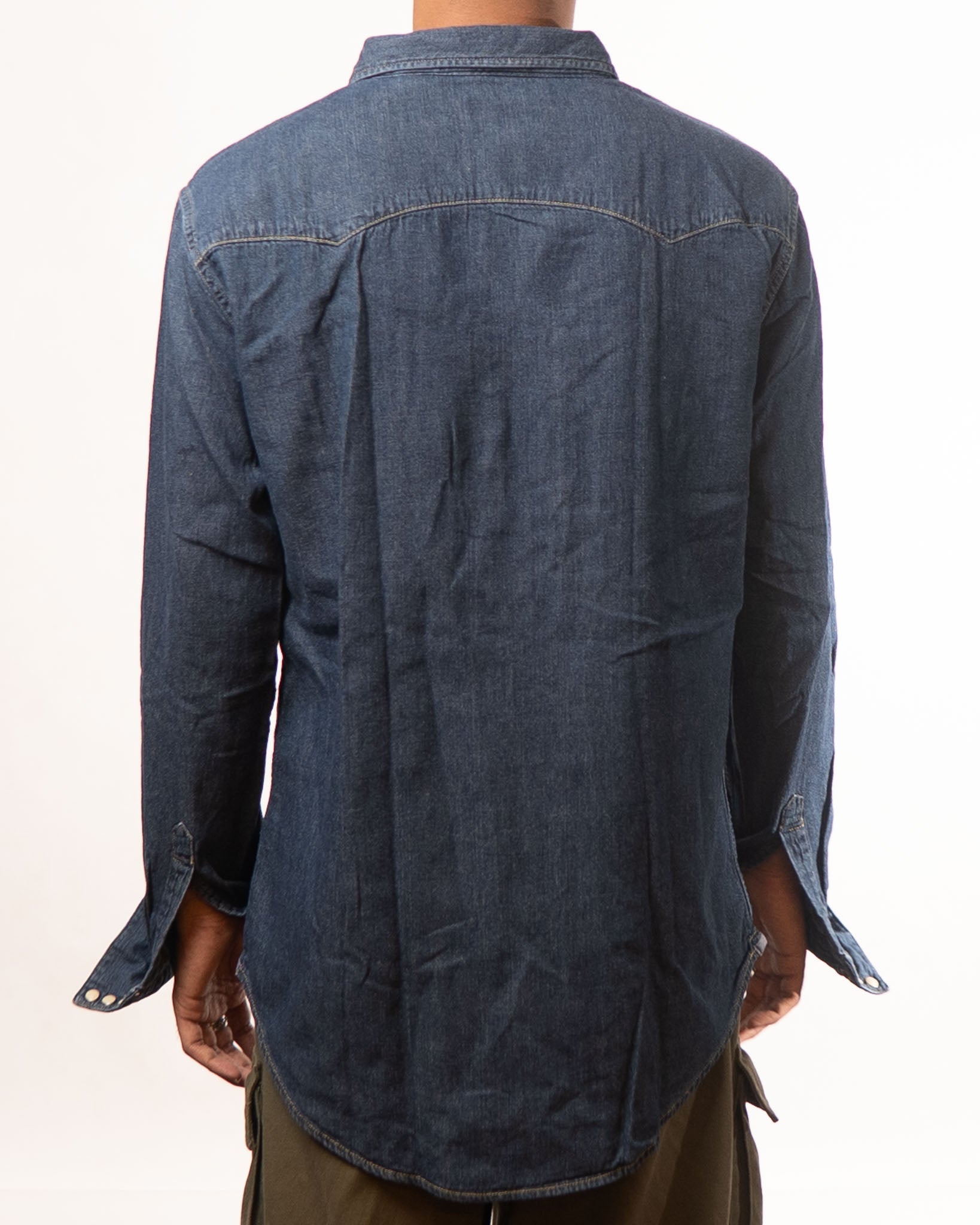 Levis Blue Slim Fit Denim Shirt