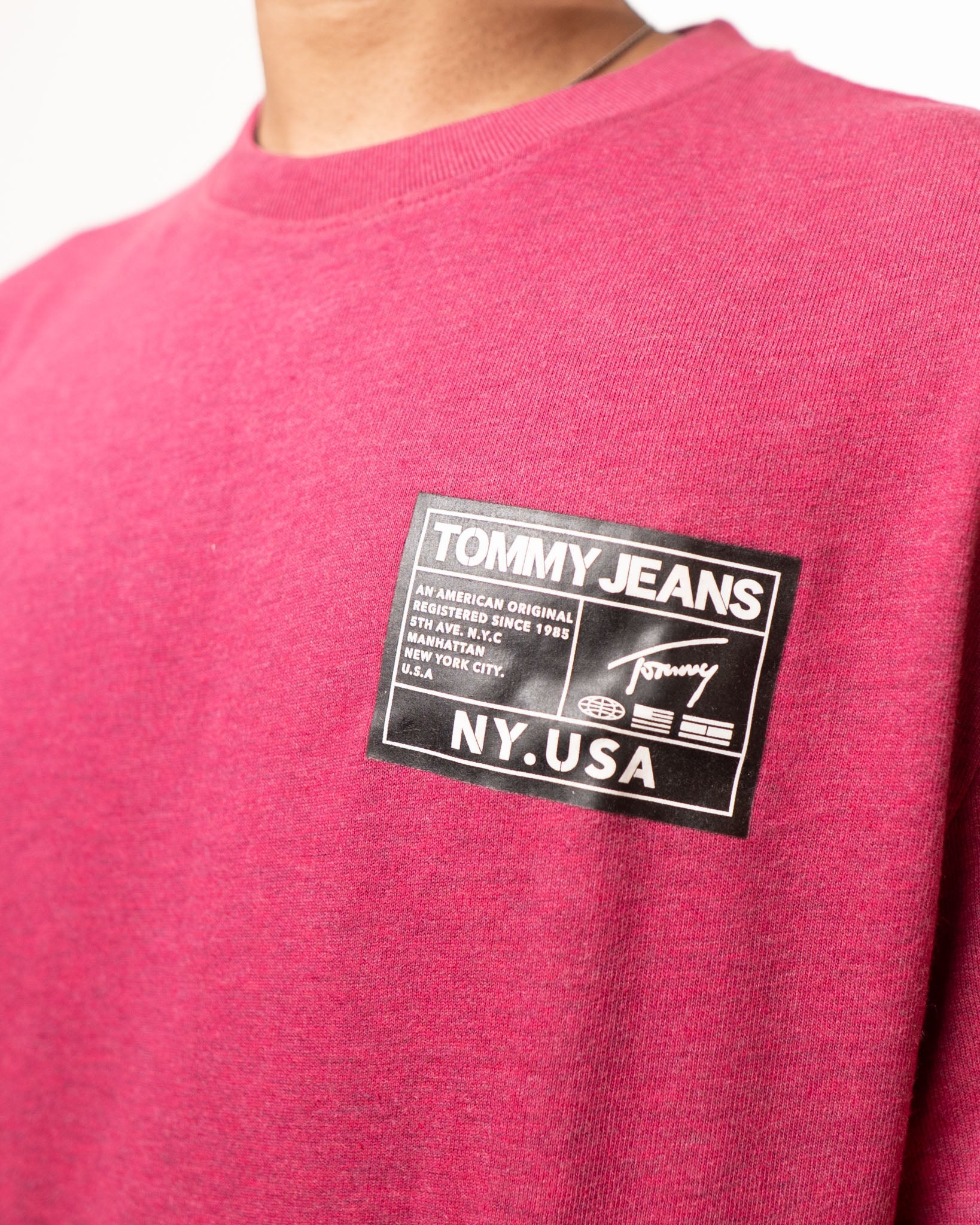 Tommy Hilfiger Pink Crewneck Tshirt