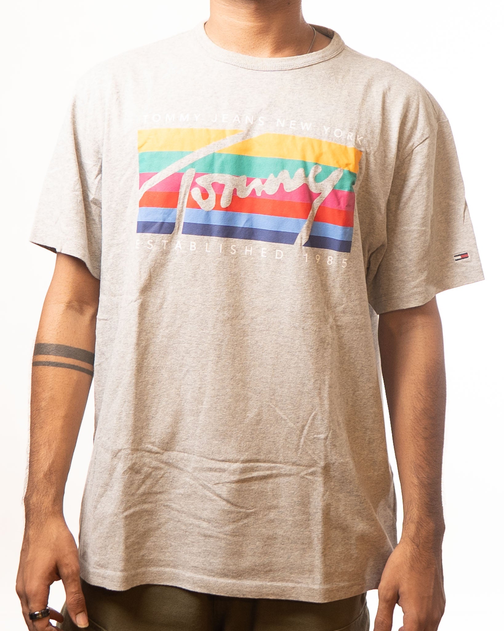 Tommy Hilfiger Beige Printed Tshirt