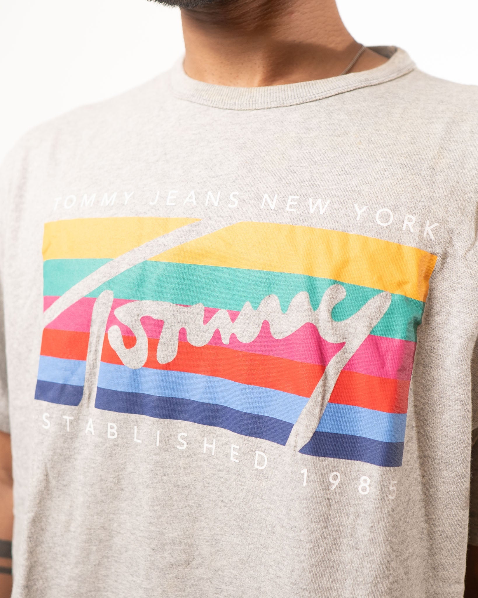 Tommy Hilfiger Beige Printed Tshirt