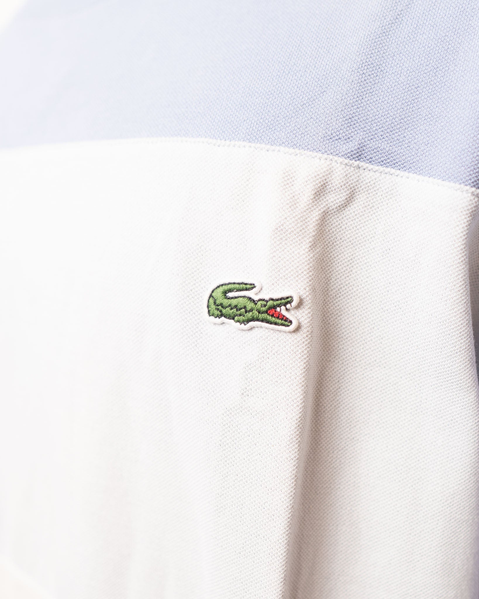 Lacoste Blue Lavender Colourblocked Tshirt