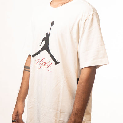 Nike Jordan White Jumpman Printed Tshirt