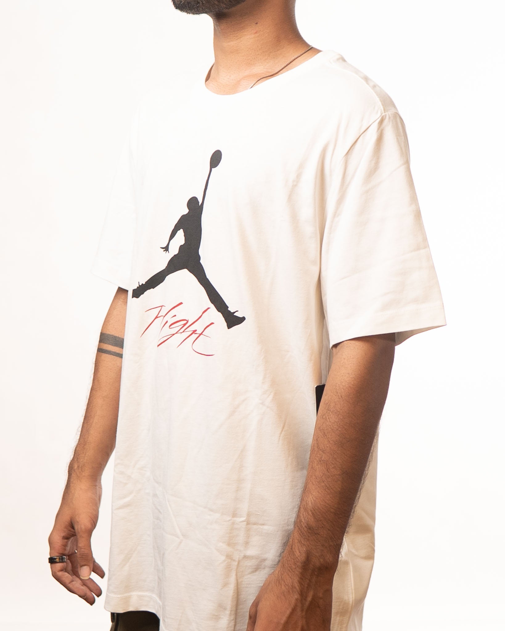Nike Jordan White Jumpman Printed Tshirt