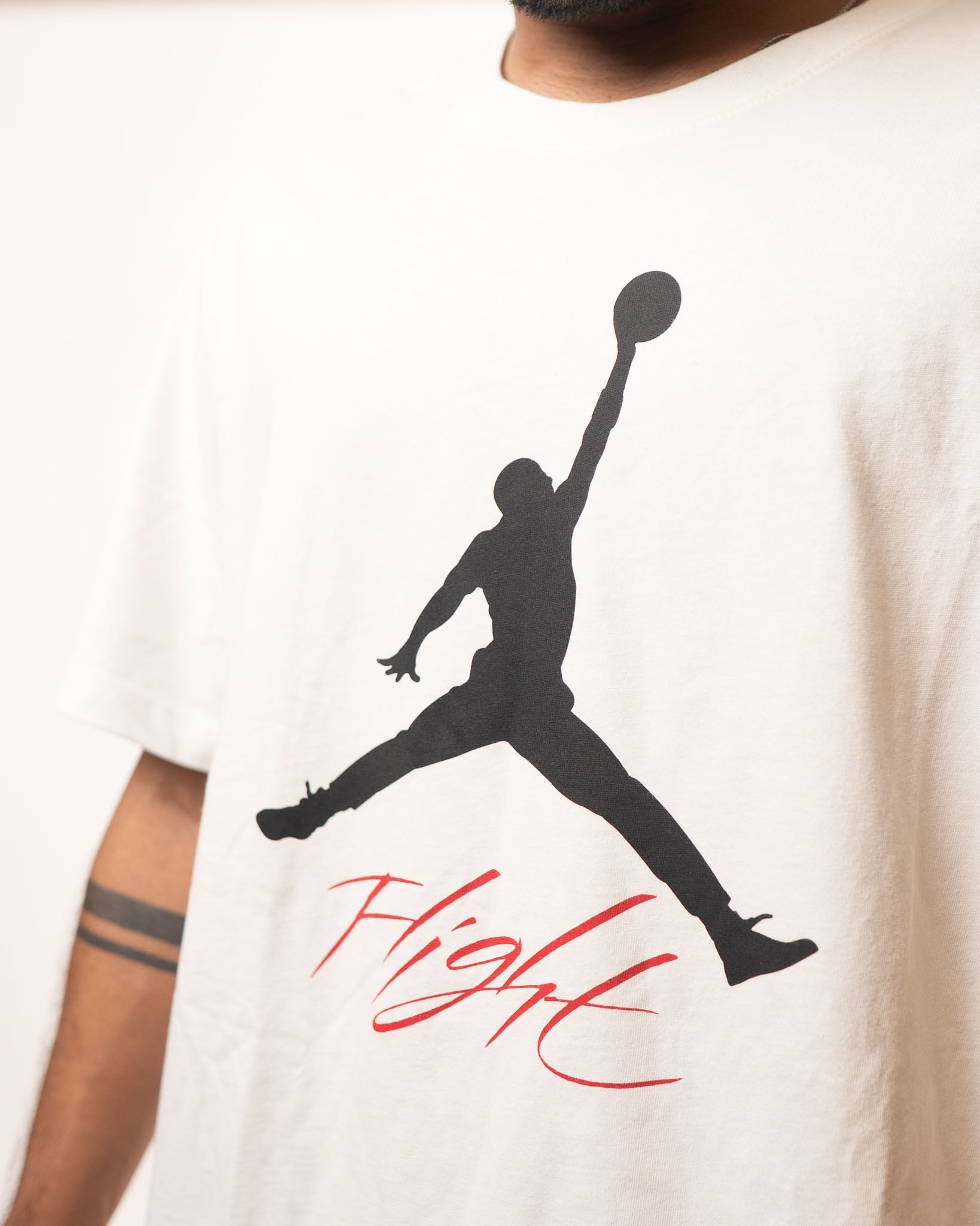 Nike Jordan White Jumpman Printed Tshirt