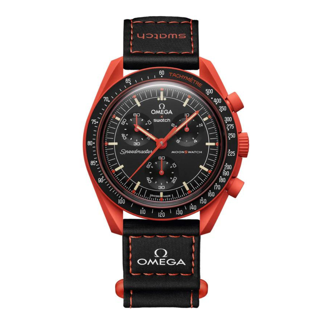 Swatch x Omega Moonswatch Mission To Earth 'Lava'