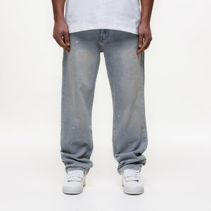 MAGIRI Core Painted Straight Blue Jeans