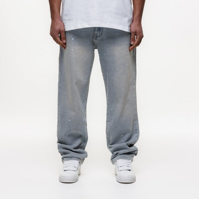 MAGIRI Core Painted Straight Blue Jeans