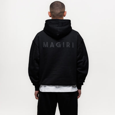 MAGIRI Core Puff Printed Black Hoodie