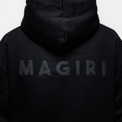 MAGIRI Core Puff Printed Black Hoodie