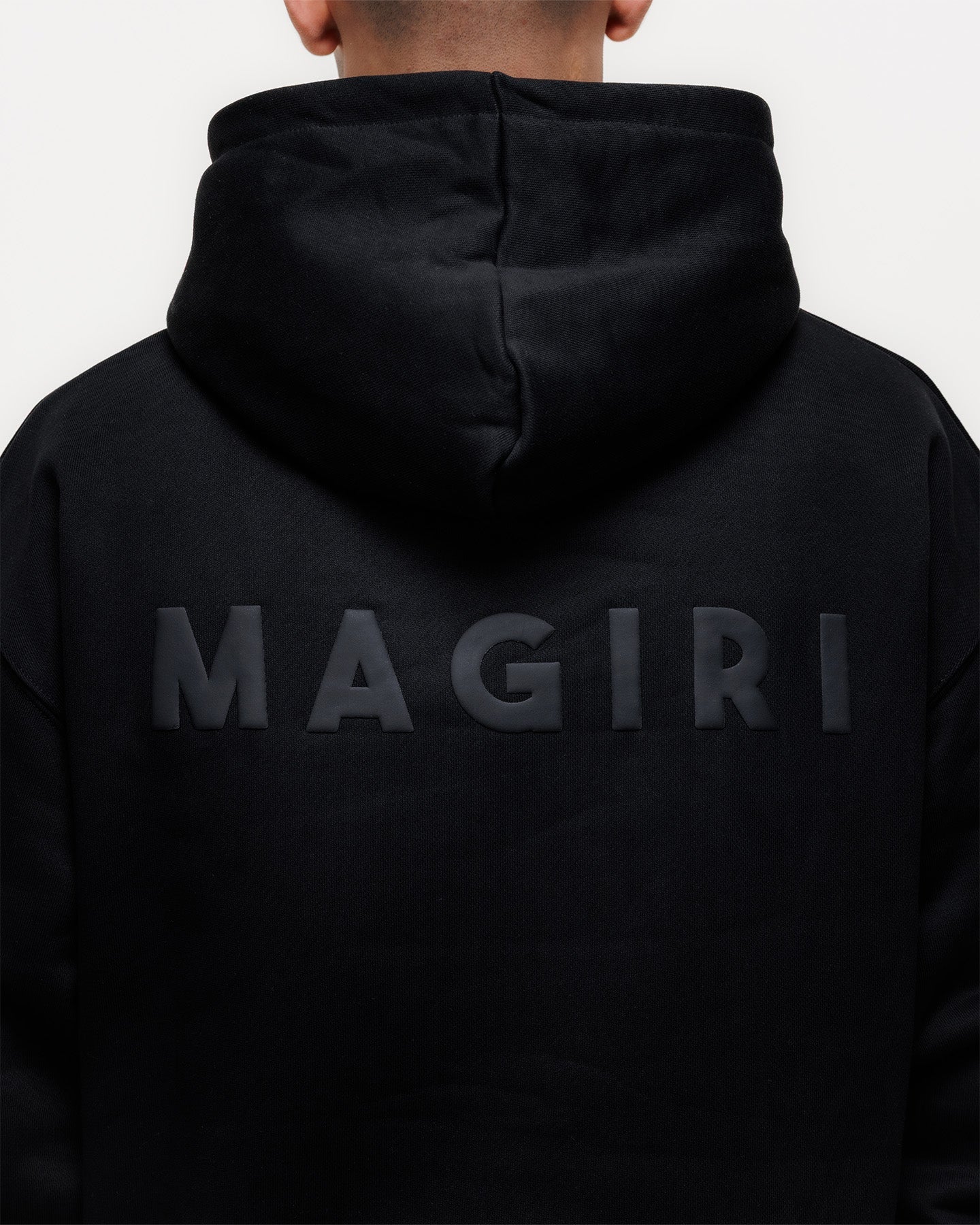 MAGIRI Core Puff Printed Black Hoodie