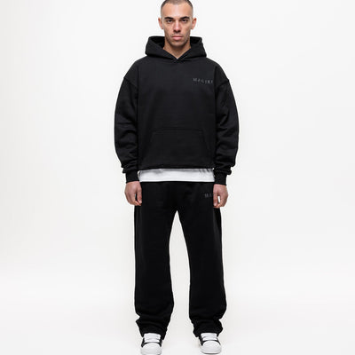 MAGIRI Core Puff Printed Black Sweatpants