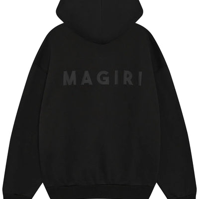 MAGIRI Core Puff Printed Black Hoodie