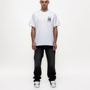 MAGIRI Core Painted Straight Black Jeans