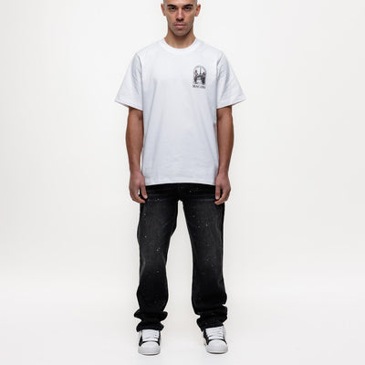 MAGIRI Core Painted Straight Black Jeans