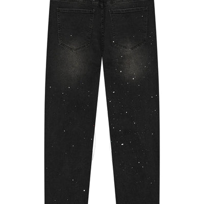 MAGIRI Core Painted Straight Black Jeans