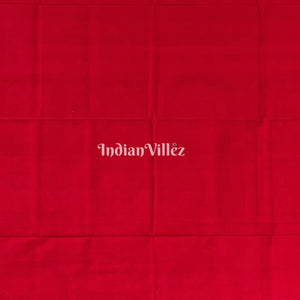 Mehendi Green Flower Design Sambalpuri Pure Cotton Saree