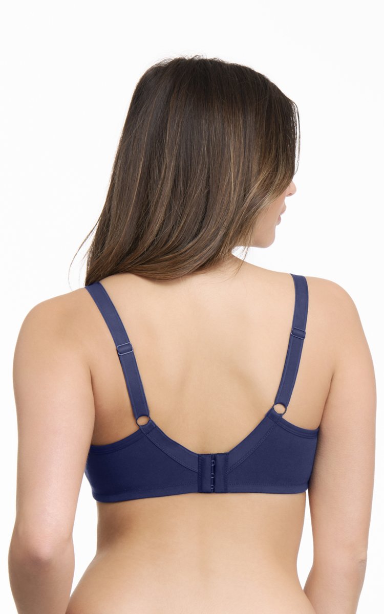 Ultimo Essential Cotton Non-Padded Wired Bra - Inky Blue